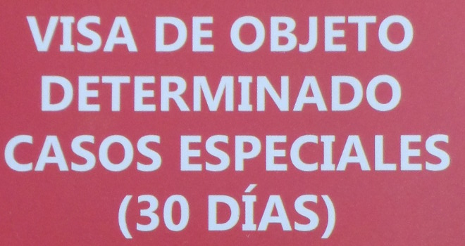 Staying Longer in Sucre: Objeto Determinado Visa