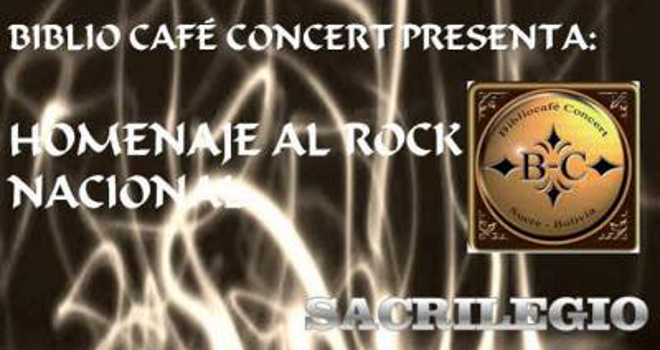 Bolivian Rock at Bibliocafe Concert