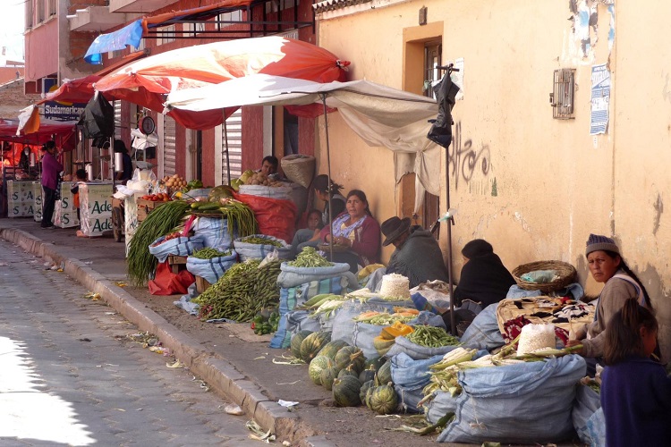 Mercado Campesino sucre bolivia