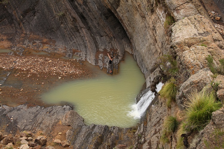 seven waterfalls sucre bolivia